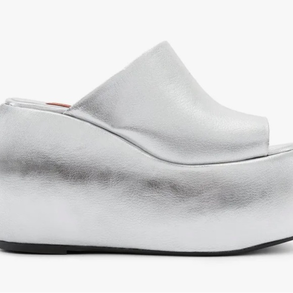 Simon Miller bubble faux leather platforms. NWOT - Picture 5 of 10